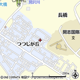 新潟県胎内市つつじが丘周辺の地図