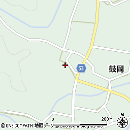 新潟県胎内市鼓岡720周辺の地図