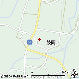 新潟県胎内市鼓岡1206周辺の地図