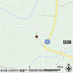 新潟県胎内市鼓岡727周辺の地図