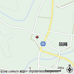 新潟県胎内市鼓岡731周辺の地図