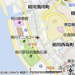 新潟県佐渡市相川小六町58周辺の地図