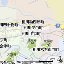 新潟県佐渡市相川上京町周辺の地図