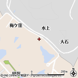 宮城県角田市神次郎水上周辺の地図