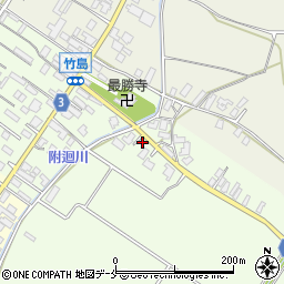 新潟県胎内市竹島284周辺の地図