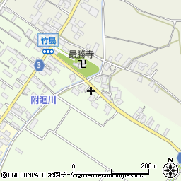 新潟県胎内市竹島284周辺の地図