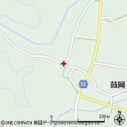 新潟県胎内市鼓岡805周辺の地図