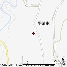 新潟県佐渡市平清水128周辺の地図