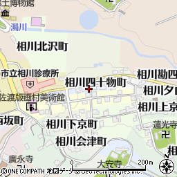 新潟県佐渡市相川四十物町周辺の地図