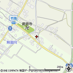 新潟県胎内市竹島156周辺の地図