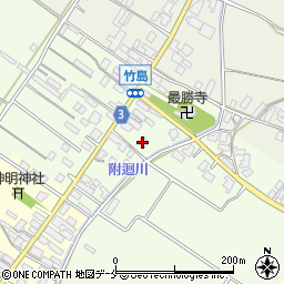 新潟県胎内市竹島107周辺の地図