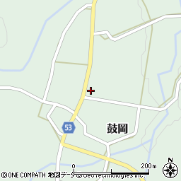 新潟県胎内市鼓岡1194周辺の地図