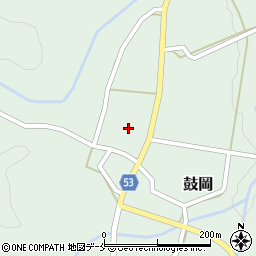 新潟県胎内市鼓岡820周辺の地図