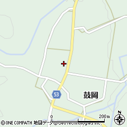 新潟県胎内市鼓岡825周辺の地図