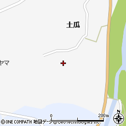 宮城県角田市小坂新土瓜周辺の地図