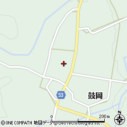 新潟県胎内市鼓岡822周辺の地図