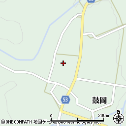 新潟県胎内市鼓岡823周辺の地図