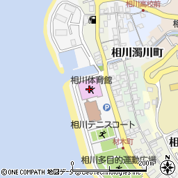 相川体育館周辺の地図