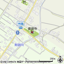新潟県胎内市竹島98周辺の地図