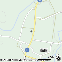 新潟県胎内市鼓岡827周辺の地図