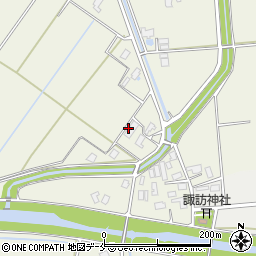 新潟県胎内市城塚周辺の地図