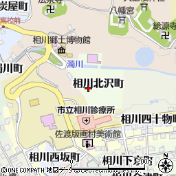 新潟県佐渡市相川北沢町周辺の地図