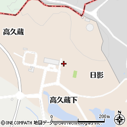 宮城県角田市神次郎高久蔵下周辺の地図