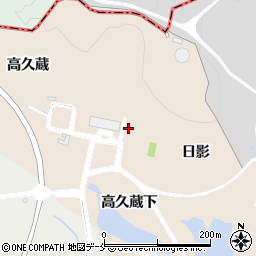 宮城県角田市神次郎（高久蔵下）周辺の地図