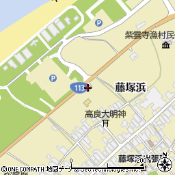 新潟県新発田市藤塚浜1202-1周辺の地図