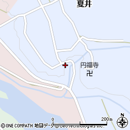 新潟県胎内市夏井293周辺の地図