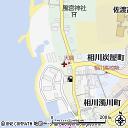 新潟県佐渡市相川大間町42周辺の地図