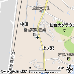 宮城昭和産業株式会社　城南工場周辺の地図