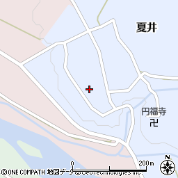 新潟県胎内市夏井217周辺の地図