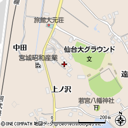 宮城県角田市神次郎上中田13-4周辺の地図