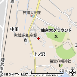 宮城県角田市神次郎上中田13周辺の地図