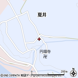 新潟県胎内市夏井272周辺の地図