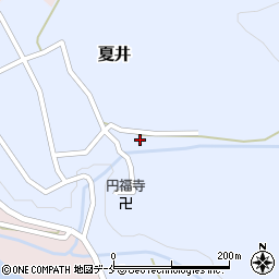 新潟県胎内市夏井263周辺の地図