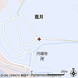 新潟県胎内市夏井269周辺の地図