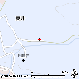 新潟県胎内市夏井260-1周辺の地図