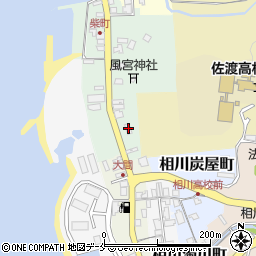 佐渡市教員住宅周辺の地図