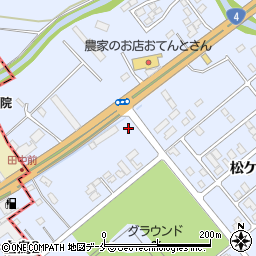 宮城県刈田郡蔵王町宮一本松東周辺の地図