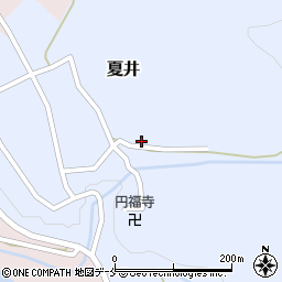 新潟県胎内市夏井256周辺の地図