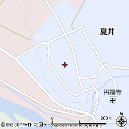 新潟県胎内市夏井223周辺の地図