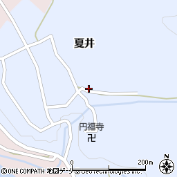 新潟県胎内市夏井252周辺の地図