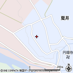 新潟県胎内市夏井218-2周辺の地図