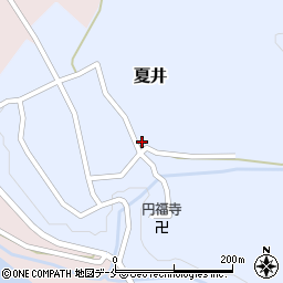 新潟県胎内市夏井246周辺の地図