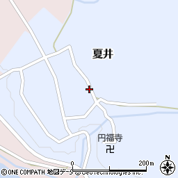 新潟県胎内市夏井235周辺の地図