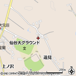 宮城県角田市神次郎遠見周辺の地図