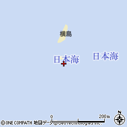 横島周辺の地図