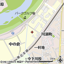 宮城県柴田郡大河原町中の倉周辺の地図